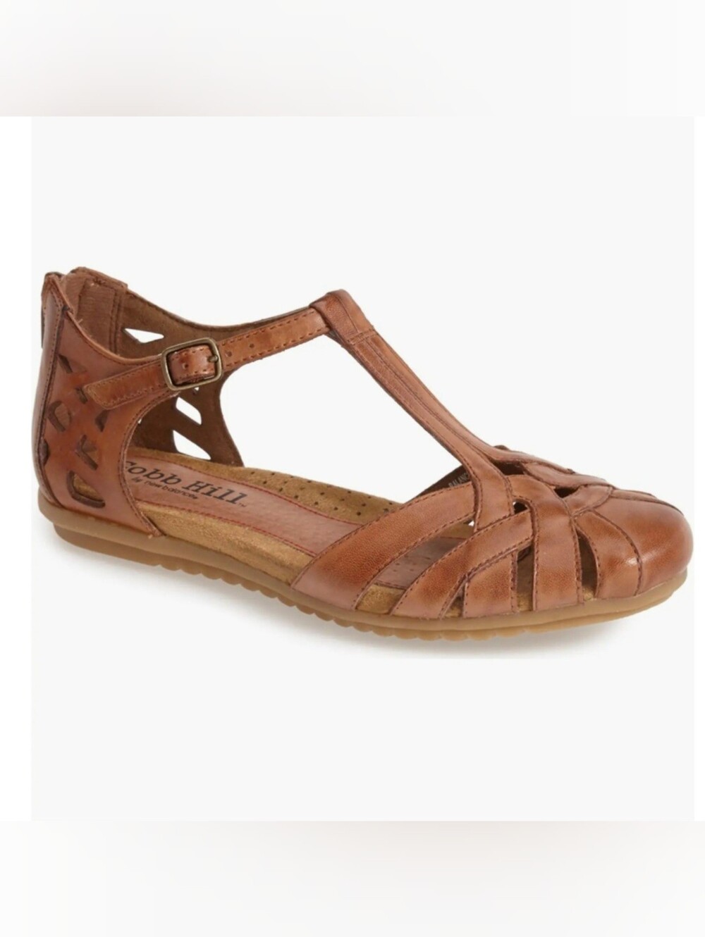 Rockport Cobb Hill Ireland Leather Sandals Women's 9N T-Strap Classic Mary Janes